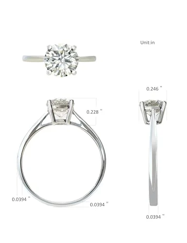 CRITI RORA 1 Carat Lab Grown Diamond Engagement Ring Review: A Closer Look at the 14K White Gold Solitaire